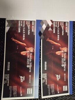 2 x lístok na Robbieho Williamsa