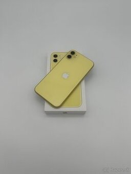 iPhone 11 64GB Yellow KOMPLET (100% Batéria) + DARČEK