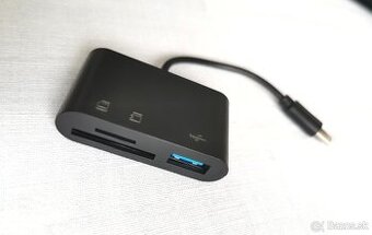 Čítačka pamäťových kariet SD, microSD + USB