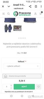 Ansell 11-561 Hyflex Pracovné rukavice