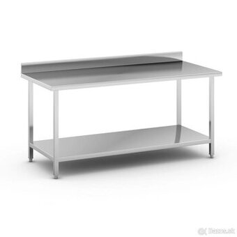 Nerezový pracovný stôl, 8 ks