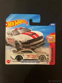 HotWheels Ford Mustang Dark Horse White