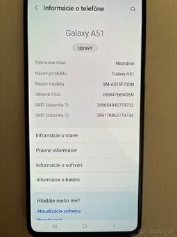 Samsung galaxy A51