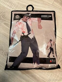 Kostým na halloween zombie policajt