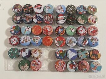 Krásne vianočné voňavé sviečky 1ks