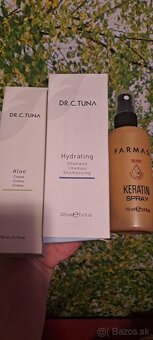 Set farmasi..aloe krem, hydratačný sampon, keratin sprej