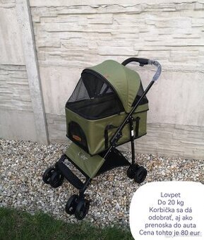 Kočíky pre psy Pawhut