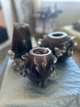 Sada sklenených váz