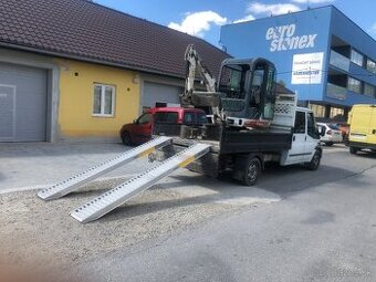 Minibager Bobcat E19 + ford transit kiper