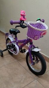 Detský bicykel 12" + odrážadlo Funny Wheels