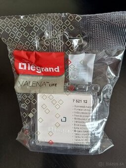 VALENA LIFE Tlačidlo s orientačným osvetlením, biela kolíska