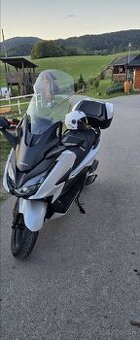 Honda Forza 125, vyhrievané gripy honda, športový variátor