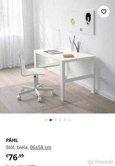 Rastúci detsky stôl PAHL