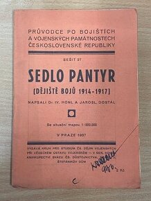 Brožúrka knižka Sedlo PANTYR WW1 1937