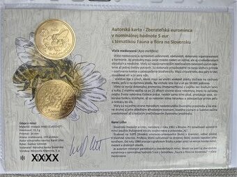 Pamätný list 5€ Včela 2021