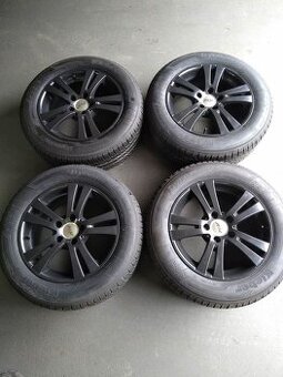 16" alu 5 x 112 + letné pneu 215/60 16.