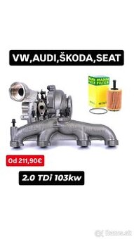 Turbo GARRETT 2.0 TDi - 103kw