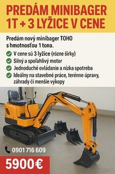 Minibager 1T 3 lyžice v cene