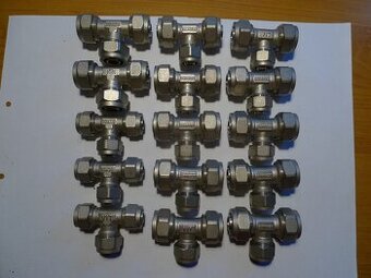 Kúrenie rozvody - fitinky skrutkovacie a lisovacie