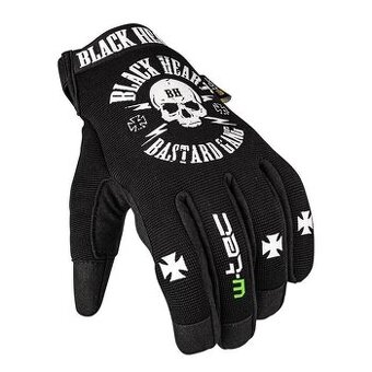 Moto rukavice W-TEC Black Heart Radegester – čierna, veľkosť - 1
