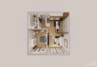 Na predaj 2 -izbový byt 59,99 m2 s predzáhradkou, novostavba