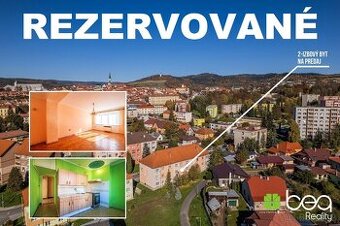 REZERVOVANÉ: 2-izb.byt, vlastné kúrenie a ohrev vody, Levoča
