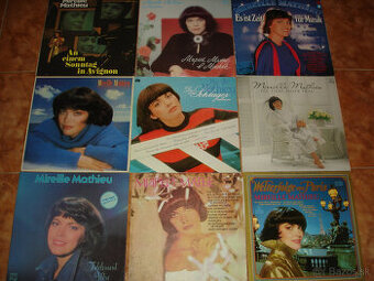 predám LP platne Mireille Mathieu a J.Iglesias