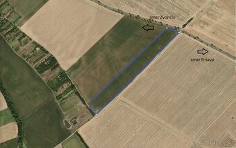 CASMAR RK ponúka na predaj pôdu v katastrálnom území Zvončín