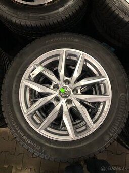 alu disky CMS 5x108 + zimné pneumatiky Continental 215/60 R1