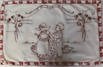 Vyšívaná makatka- obraz na stenu