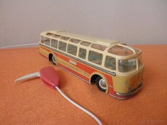 stará hračka autobus Škoda 706 RTO Ites funkčný na bowden
