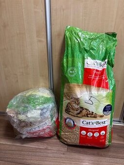 Krmivo pre kraliky Deukanim + podstielka Cats best