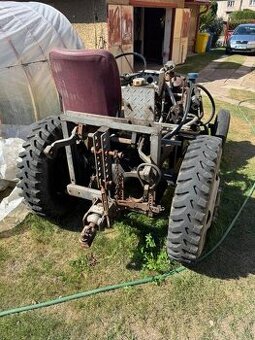 Domácí traktor vlastní výroby