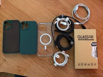 Kryty na iPhone 13 pro max + káble