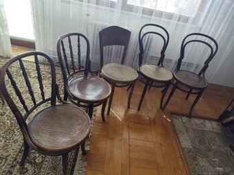 Predám 5 starých stoličiek