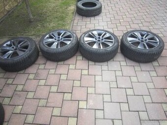 18" AL disky org. Š Superb 3 so zimnymi pneu bez stredovych