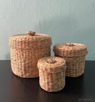 IKEA LJUSNAN SADA ÚLOŽNÝCH KOŠÍKOV/NÁDOB