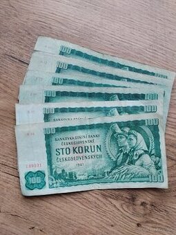 Predám 100 kčs bankovky