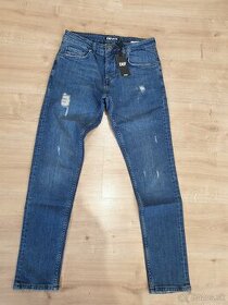 Nové džínsy DEF / Slim Fit Jeans  veľkosť W30 - 1