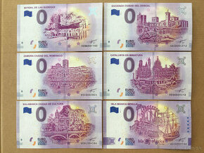 0 euro souvenir Španielsko, Francúzsko