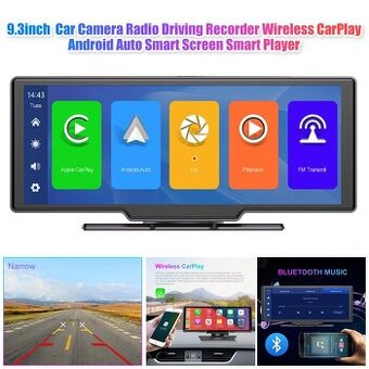 Autorádio s CarPlay/Android Auto/Bluetooth/FM – 2K