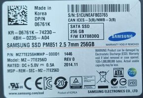 SAMSUNG SSD 256GH