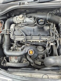 Predám kompletný motor 1.9tdi 77kw BKC - najazd195tis-