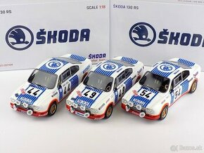 3 verzie ŠKODA 130 RS 1:18 - 1