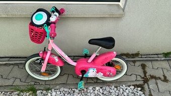 Detsky bicykel aj s pomocnymi kolieskami