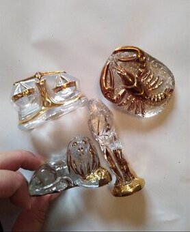 Znamenia zverokruhu CRYSTAL BOHEMIA CZECHOSLOVAKIA