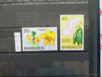 Poštové známky č.890 - Barbados - kvety komplet