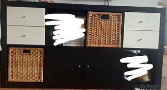 komoda kallax ikea čierna
