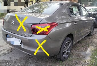 Citroen C-elysee 1.2 2017 predám DVERE, 20CR15 PREVODOVKA