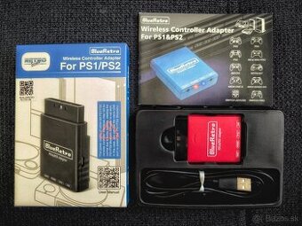 Bluetooth adaptér pre Playstation 1 a 2